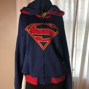 XL Supergirl Zip Up Jacket XL